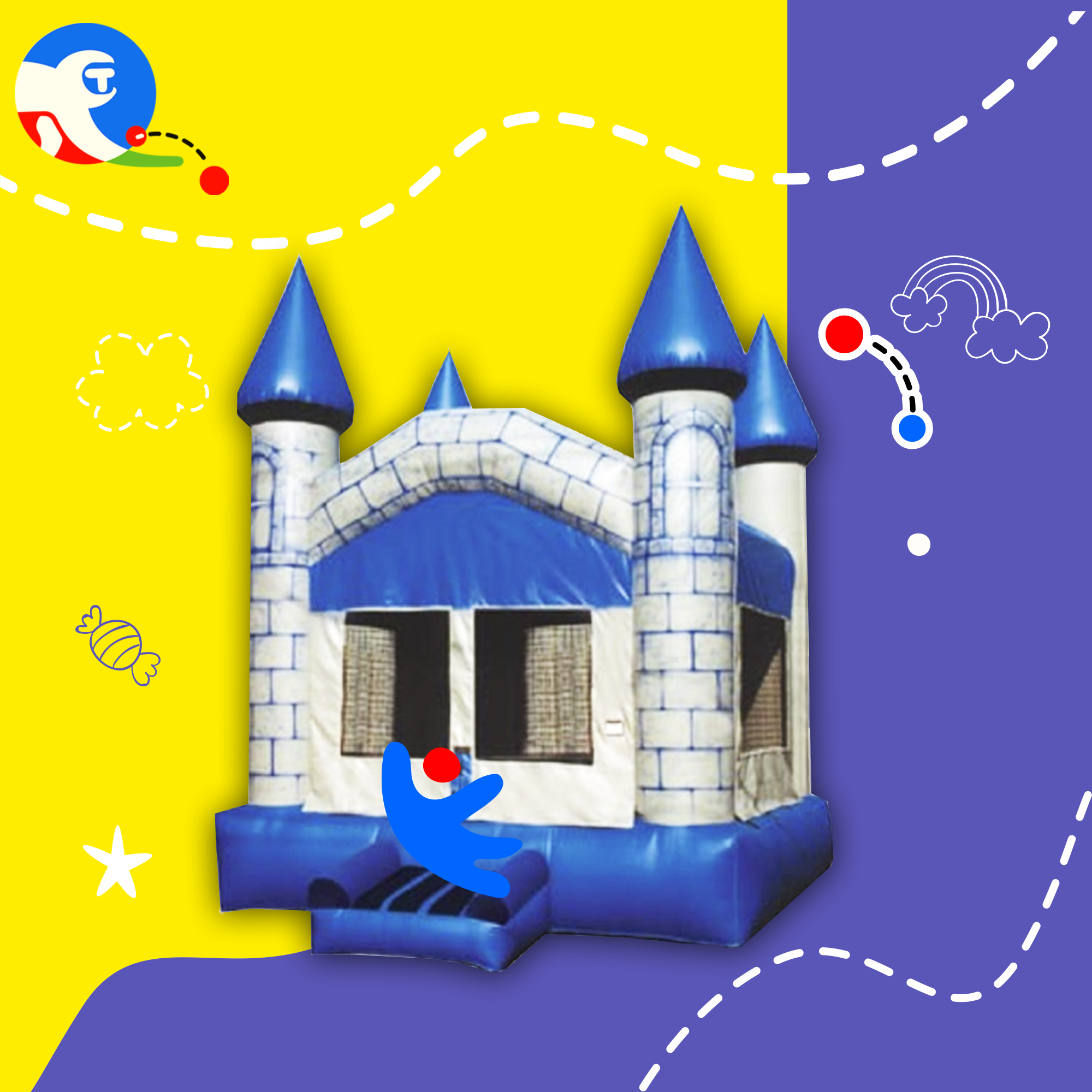 Castillo Enladrillado  Arabe 3 x 4