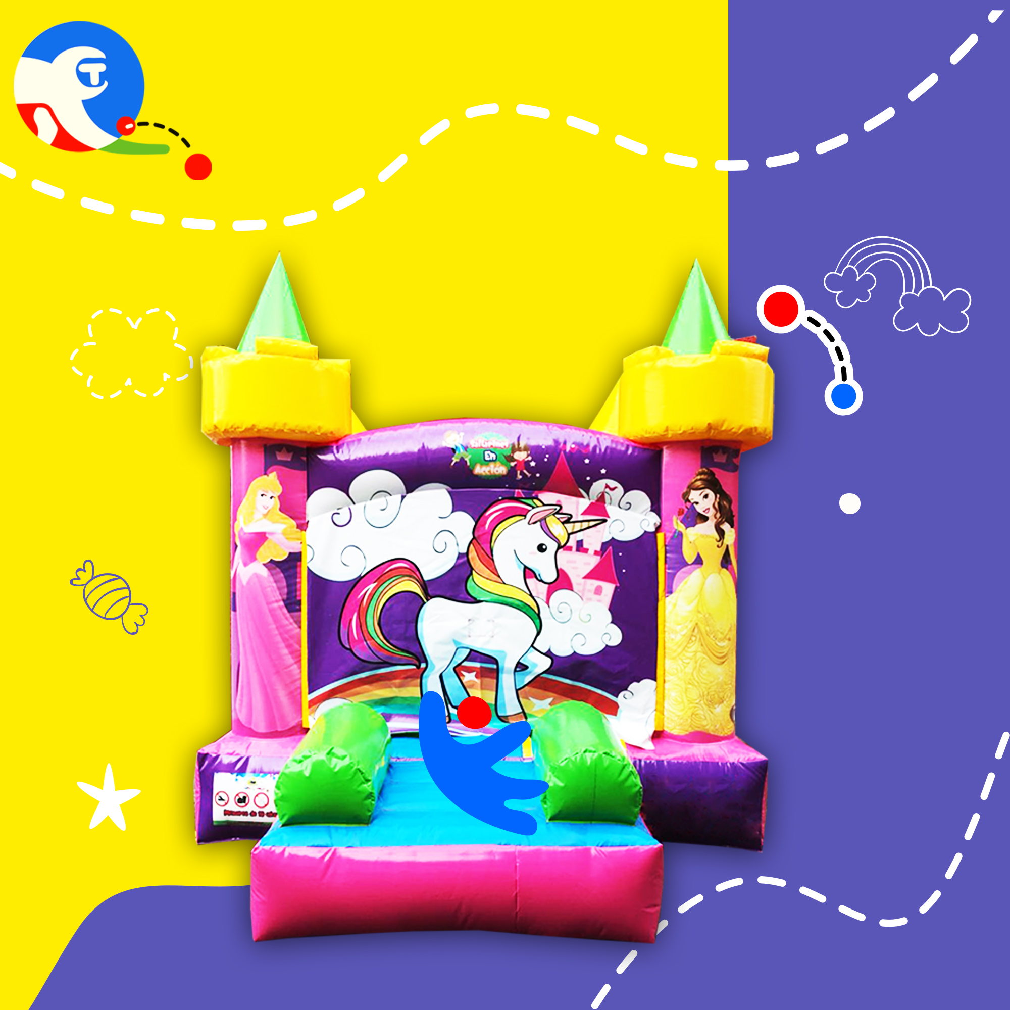 Castillo Impresión Lujo 3 x 4