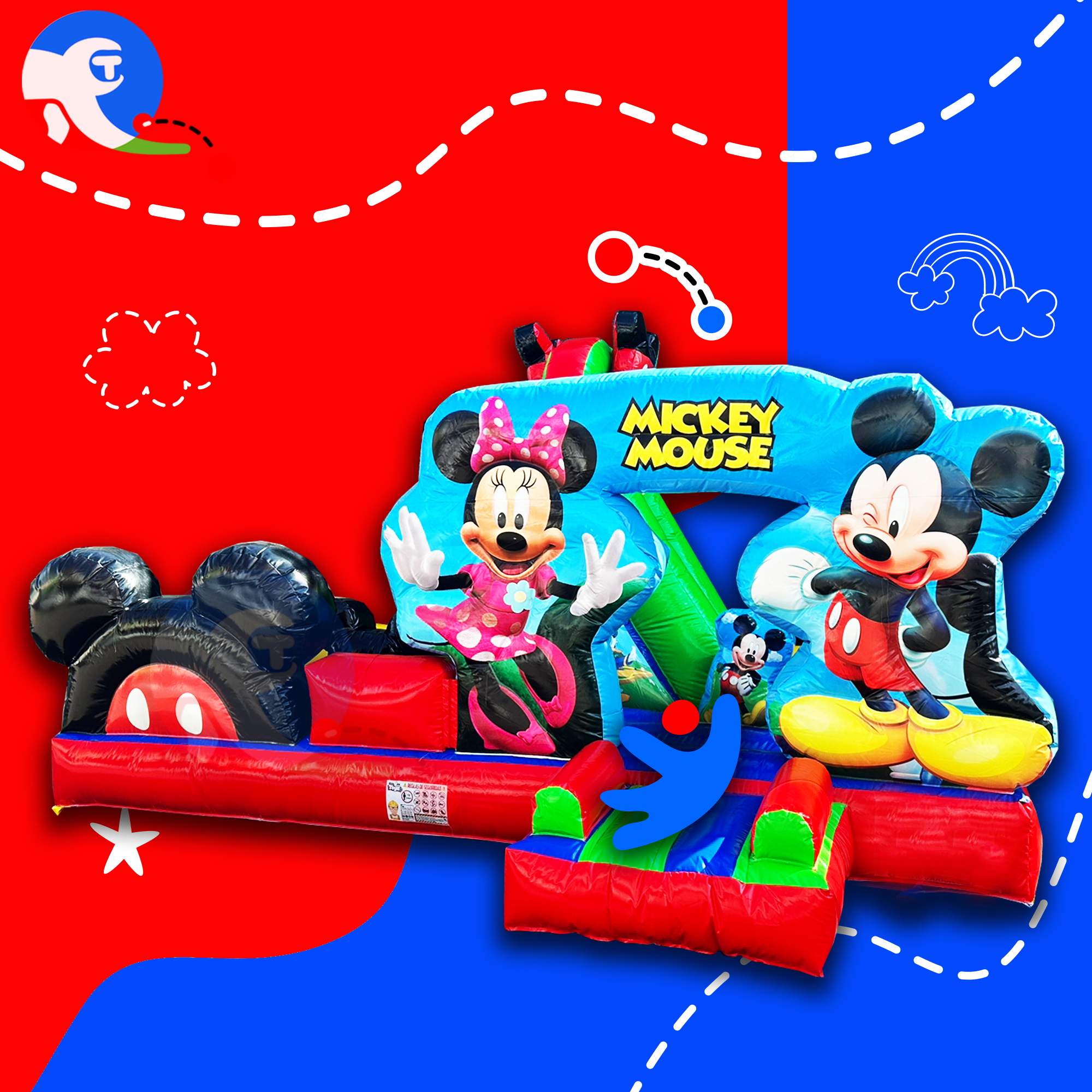 Escaladora Mickey Mouse 6.5 x 3.5