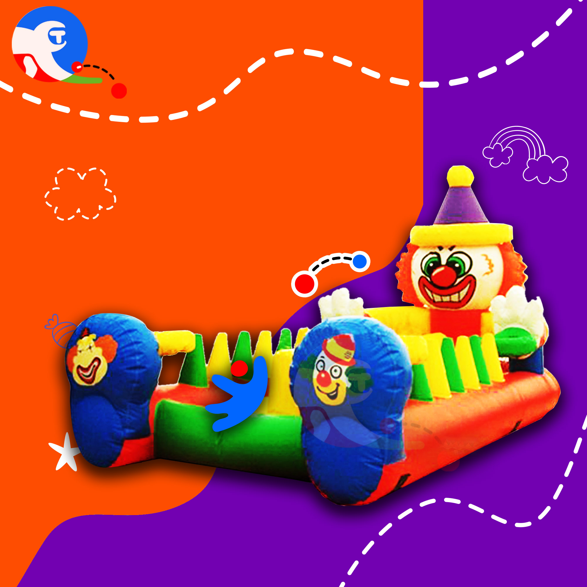 Obstaculos Payaso 7 x 4