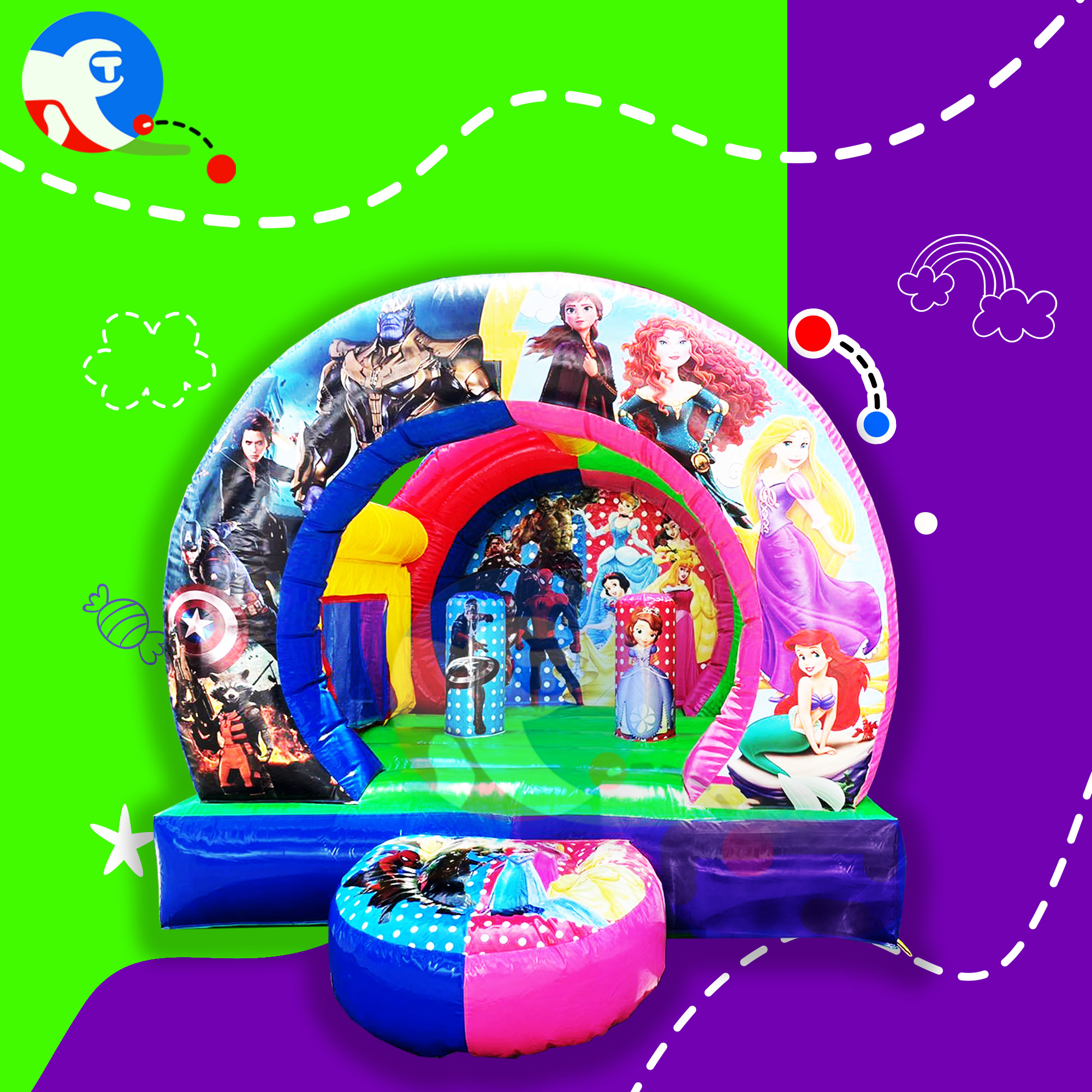 Super Heroes Vs Princesas