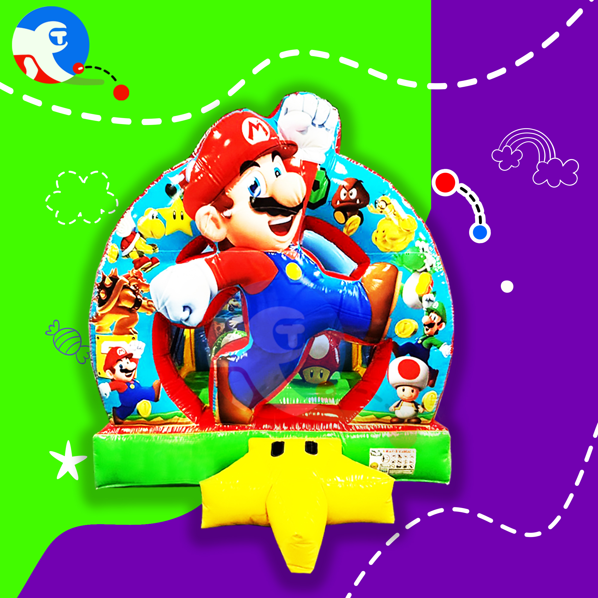 Mario Bross 3 x 4 Plus